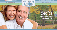 Desktop Screenshot of ellicottcitysmiles.com